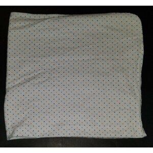 Garanimals Orange Blue Brown White Polka Dot Receiving Blanket Lovey 100% Cotton